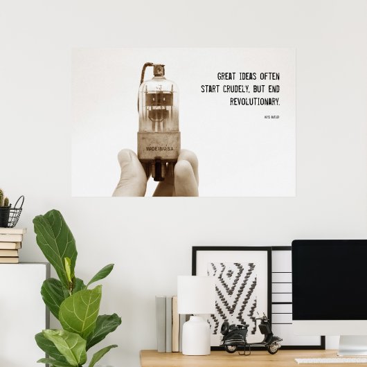 Große Ideen Poster (Heimbüro)