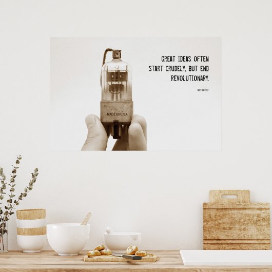 Große Ideen Poster (Küche)