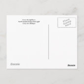 Grosse Ile Lighthouse Postkarte (Rückseite)