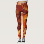 Größe im Stil: Niedliches Schweine- und Baconmuste Leggings (Vorderseite)