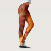 Größe im Stil: Niedliches Schweine- und Baconmuste Leggings (Rechts)