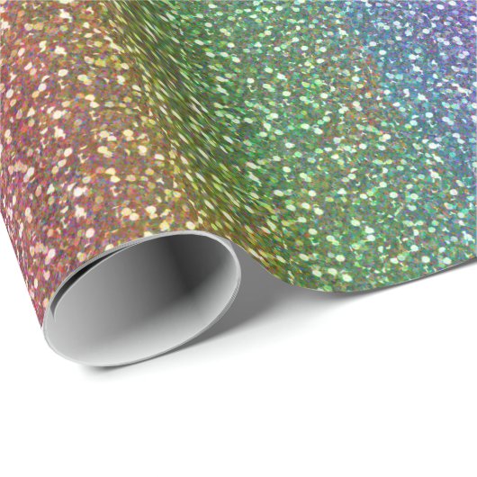 Große Imitat-Glitzer-Glitzern-glänzende Geschenkpapier (Rolleneckpunkt)