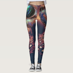 Große, in einem Fluss reflektierte Augentränen Leggings
