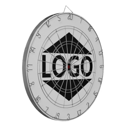 Große, individuell anpassbare Logos Dartscheibe (Vorderseite Links)