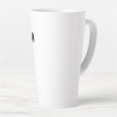 Große individuelle Latte-Mug leere Vorlage - 17oz Milchtasse (Rechte Ecke)