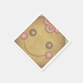 Große Ingwerbrot-Kekspapier-Servietten Serviette (Ecke)