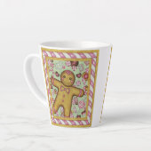 Große Ingwerbrot-Latte-Tasse Milchtasse (Linke Ecke)