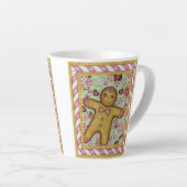 Große Ingwerbrot-Latte-Tasse Milchtasse (Rechte Ecke)
