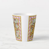 Große Ingwerbrot-Latte-Tasse Milchtasse (Vorderseite)