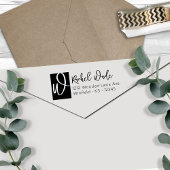 Große initiale Script-Rücksendeadresse Permastempel