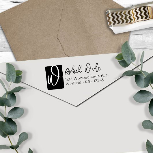 Große initiale Script-Rücksendeadresse Permastempel