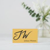 Große Initiativen | Handgeschriebener Typ Visitenkarte (Stehend Vorderseite)