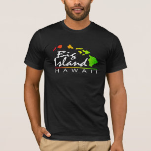 GROSSE INSEL Hawaii (beunruhigter Entwurf) T-Shirt