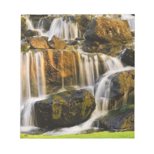 Große Insel, Hawaii. Kaskadenbach, Big Island Notizblock