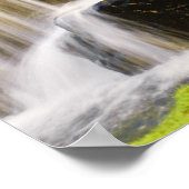 Große Insel, Hawaii. Kaskadenstream, Big Island Poster (Ecke)