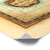 Große Insel Hawaii Poster (Ecke)