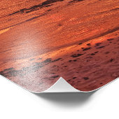 Große Insel, Hawaii. Sonnenuntergang, Big Island H Fotodruck (Ecke)