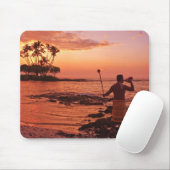 Große Insel, Hawaii. Sunset, Big Island Hawaii. Mousepad (Mit Mouse)