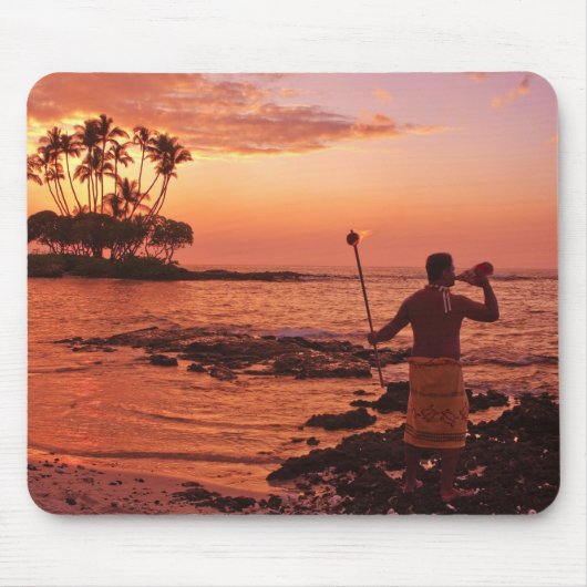 Große Insel, Hawaii. Sunset, Big Island Hawaii. Mousepad (Vorne)