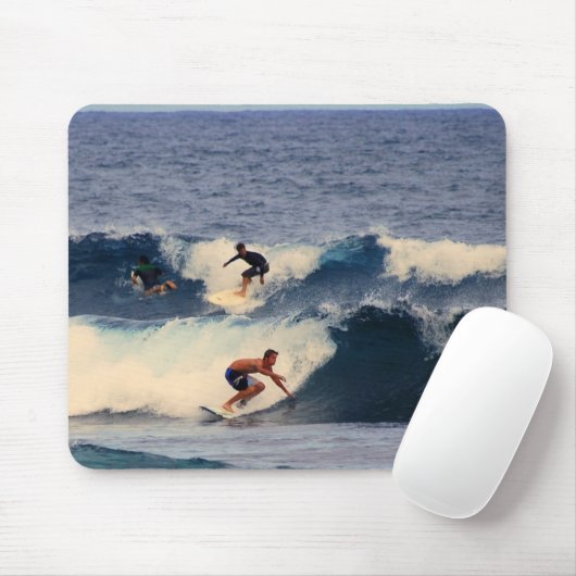 Große Insel Hawaii Surfer Mousepad (Mit Mouse)