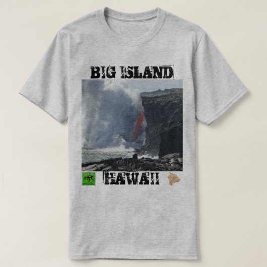 GROSSE INSEL, HAWAII T-Shirt (Design vorne)