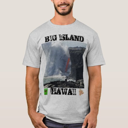 GROSSE INSEL, HAWAII T-Shirt (Vorderseite)