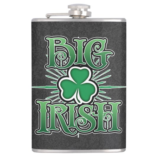 Große Iren Flachmann (Vorderseite)