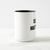 Größe ist übergroße Kaffee-Tasse von Bedeutung Tasse (Zentrum)