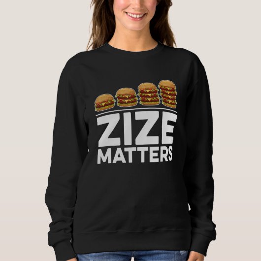Größe ist wichtig für Hamburger Sweatshirt (Vorderseite)