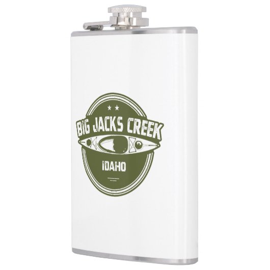 Große Jacke Creek Wild und Landschaftlicher Fluss Flachmann (Links)