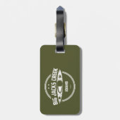 Große Jacke Creek Wild und Landschaftlicher Fluss Gepäckanhänger (Rückseite vertikal)