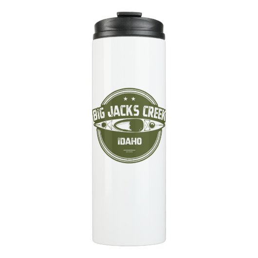 Große Jacke Creek Wild und Landschaftlicher Fluss Thermosbecher (Vorderseite)