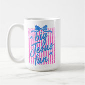 Große Jesus Fan Kaffee-Tasse Kaffeetasse (Links)