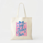 Große Jesus Fan-Tasche Tragetasche (Vorne)