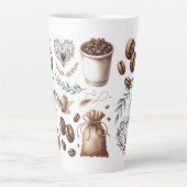 Große Kaffee-Cup-Liebe ist Brechen Milchtasse (Vorderseite)