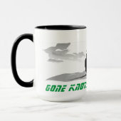 Große Kaffee-Tasse - Kitesurfing Tasse (Links)