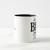 GROSSE Kaffee-TraumTasse Zweifarbige Tasse (Mittel)