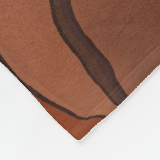 Große Kaffeebohnen für Kaffeeliebhaber Fleecedecke (Ecke)