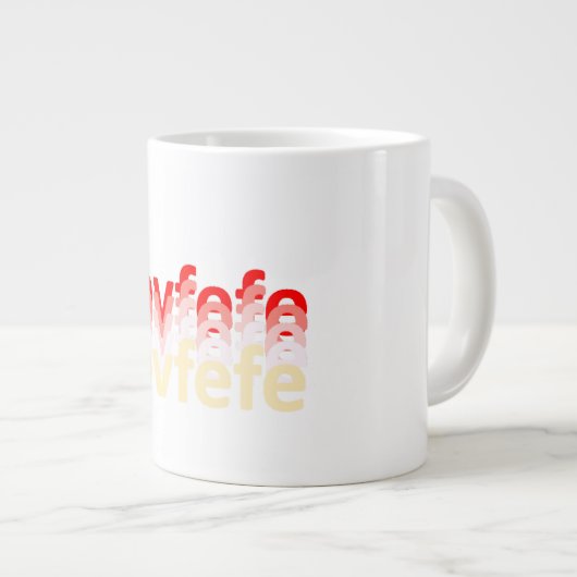 Große Kaffeemaschine Tasse (Vorderseite Rechts)