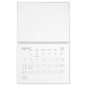 Große Kalendertage 2016 Große Anzahl Kalender (Feb 2027)