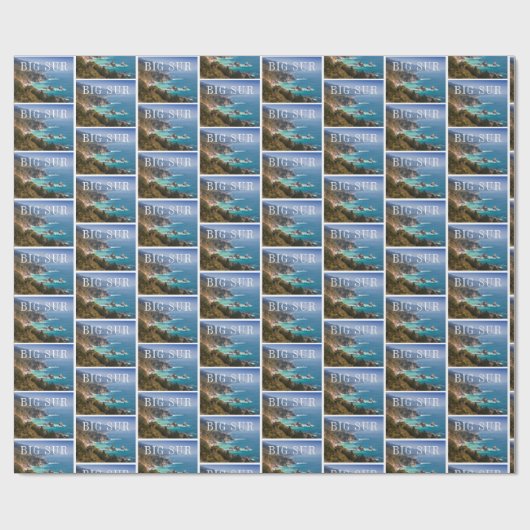Große kalifornische Küste Geschenkpapier (Flach)