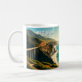 Große kalifornische Küste Kaffeetasse (Links)