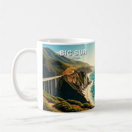 Große kalifornische Küste Kaffeetasse