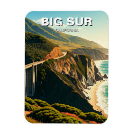 Große kalifornische Küste Magnet