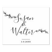 Große Kalligraphie-Hochzeit Gummistempel (Prägung)