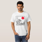 Große Kanagawa Kanji T-Shirt (Vorne ganz)