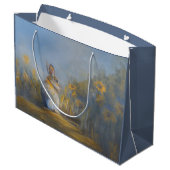 Große Kaninchen-Geschenktasche Geschenktüte (Rückseite Schrägansicht)