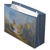 Große Kaninchen-Geschenktasche Geschenktüte (Vorderseite Schrägansicht)