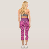 Große Kapelle/Tribal/Rose Capri Leggings (Rückseite)