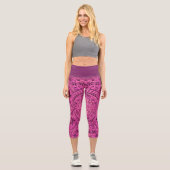Große Kapelle/Tribal/Rose Capri Leggings (Vorderseite)
